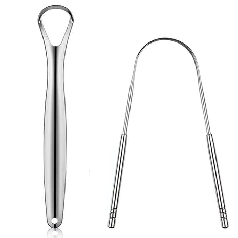 Premium 1pcs/3pcs Metal Tongue Scraper Cleaner for Adults & Kids,