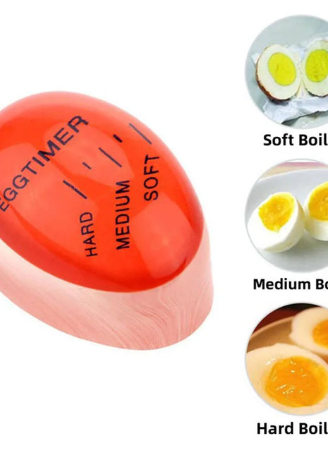 Resin Boiled Egg Timer, Fully Cooked, Half-cooked Egg Cooker Can Be