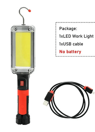 1/2/4PCS Work Light Portable Lamp Hook Magnet Camping Lamp High Low