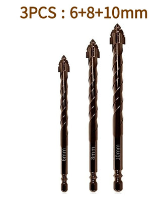 10/7PCS Serrated Drill Bits Set High Strength Special Serrated Twist