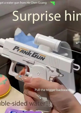 New Outdoor Portable EDC Double-sided Reverse Water Gun Prank Reverse