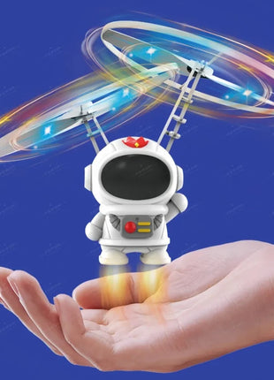 Levitating Luminous Flying Robot Astronaut Toy Aircraft