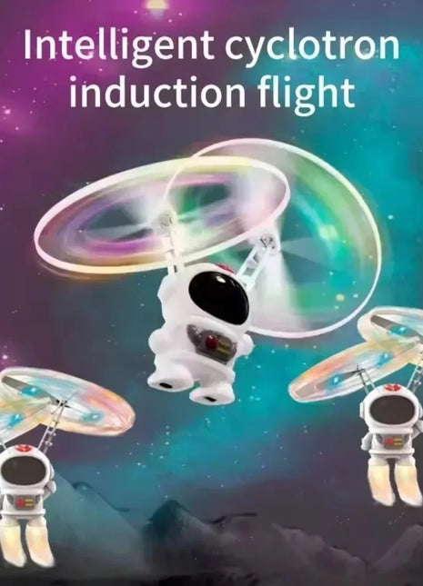Levitating Luminous Flying Robot Astronaut Toy Aircraft