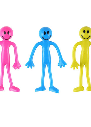 3 PCS Funny Kids Iron Wire Toy  For Adjustable Joints Smiley