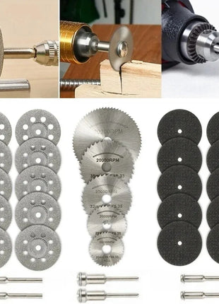 Diamond Cutting Disc HSS Mini Circular Saw Blade Set Sanding Grinding