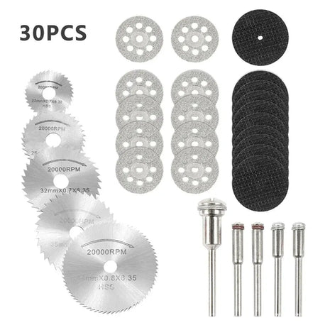 Diamond Cutting Disc HSS Mini Circular Saw Blade Set Sanding Grinding