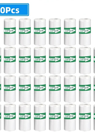 30 Rolls 57*25mm Thermal Paper White Sticker Camera Instant Print Kids