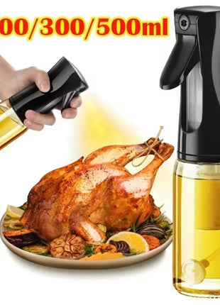 1PC Kitchen Household Oil Spray Bottle Press-type Oil Kettle Oil