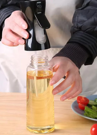 1PC Kitchen Household Oil Spray Bottle Press-type Oil Kettle Oil