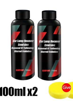 Car Light Restorative Liquid Removing Oxidation Dirt Portable