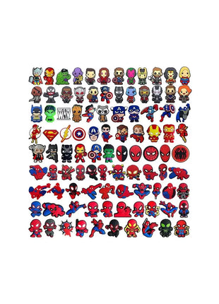MINISO Random 10/20/30PCS Hot Toys Marvel Spider-Man Series Shoe