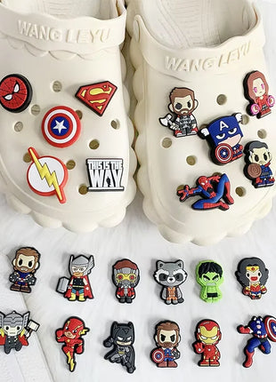 MINISO Random 10/20/30PCS Hot Toys Marvel Spider-Man Series Shoe