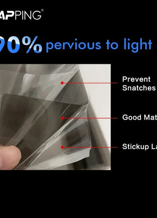 30*200cm Car Headlight Tint Fog Light Taillight Waterproof Stickers