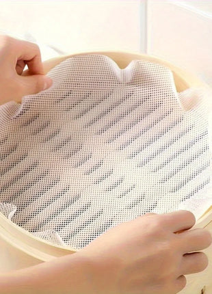 3pcs/set Reusable Silicone Non-Stick Steamer Liners, Round Steaming