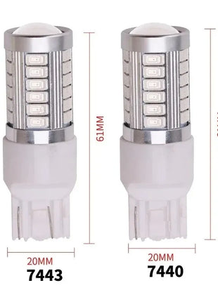 2X 1156 1157 P21/5W BAY15D 7440 7443 3157 33SMD Super Bright Brake