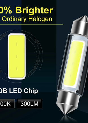 10Pcs C5W C10W LED Bulb Canbus 31mm 36mm 39mm 41mm Festoon Led Car