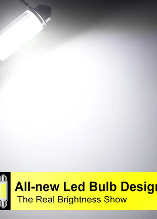 10Pcs C5W C10W LED Bulb Canbus 31mm 36mm 39mm 41mm Festoon Led Car