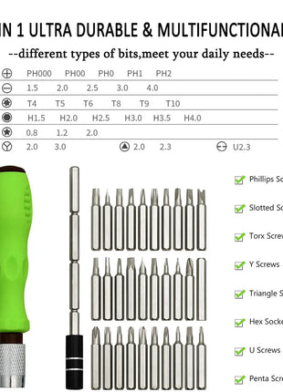 32 in 1 Multifunctional Screwdriver Set Mini Small Screwdriver Torx