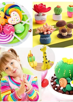 36 Colors Air Dry Clay Set, Ultralight Plastic Clay With Sculpting