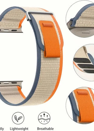 Nylon Trail loop correa For Apple Watch Ultra 2 Band 49mm 45mm 44mm