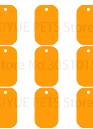 20Pcs Pet Id Dog Tag Aluminum Military Army ID Tag Name Blank Dog Tags
