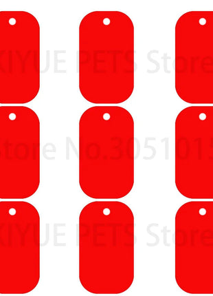 20Pcs Pet Id Dog Tag Aluminum Military Army ID Tag Name Blank Dog Tags
