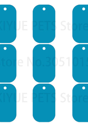 20Pcs Pet Id Dog Tag Aluminum Military Army ID Tag Name Blank Dog Tags