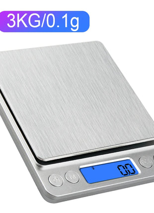 500g/0.01g Jewelry Portable Scale 3kg/0.1g Digital Display Scale