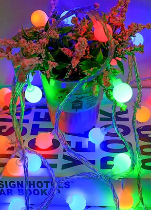 10M USB/Battery Power Ball LED String Lights Garland Lights  Outdoor