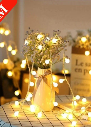 10M USB/Battery Power Ball LED String Lights Garland Lights  Outdoor