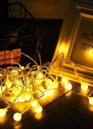 10M USB/Battery Power Ball LED String Lights Garland Lights  Outdoor