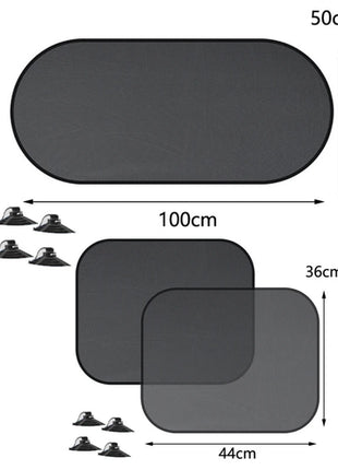 1-5Pcs Universal Car Sunshades Foldable Auto Side Window Rear