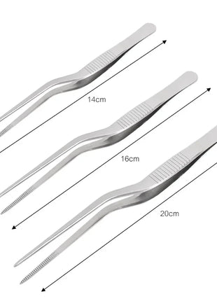 3/1Pcs Kitchen Tweezer Utensil BBQ Tweezer Food Clip Kitchen Bar Chief