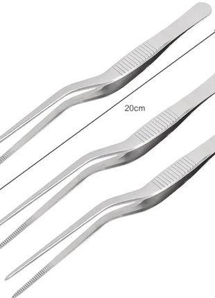 3/1Pcs Kitchen Tweezer Utensil BBQ Tweezer Food Clip Kitchen Bar Chief