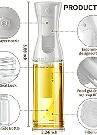 200/300/500ml Oil Spray for Kitchen Oil Nebulizer Dispenser Spray Oil