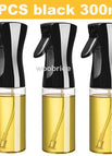 3pcs 300ml black