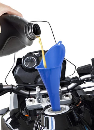 Car Long Stem Funnel Gasoline Oil Fuel Filling Tools Anti-splash