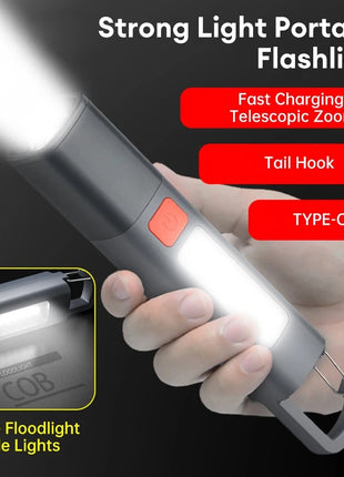 1-10PCS Super Bright COB Side Lights LED XPE Mini Portable Torch