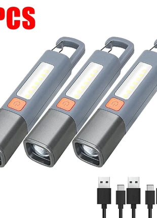 1-10PCS Super Bright COB Side Lights LED XPE Mini Portable Torch