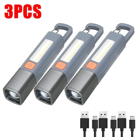 1-10PCS Super Bright COB Side Lights LED XPE Mini Portable Torch