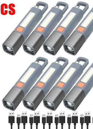 1-10PCS Super Bright COB Side Lights LED XPE Mini Portable Torch