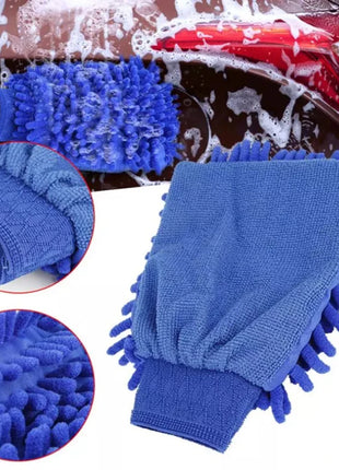 1/3/5pcs Microfiber Car Wash Gloves Auto Gloves Ultra Absorbent Wash