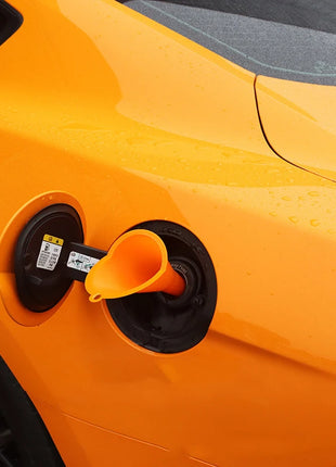 Car Long Stem Funnel Gasoline Engine Oil Fuel Filling Tool Motorcycle