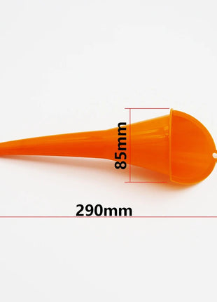 Car Long Stem Funnel Gasoline Engine Oil Fuel Filling Tool Motorcycle