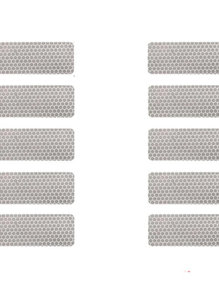 10PCS 3*8CM Car Reflector Safety Strip Stickers Auto Bumper bodywork