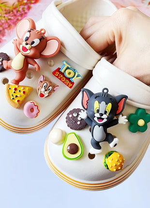 MINISO Tom and Jerry set  Anime Character for Cute Cartoon Shoe Charms