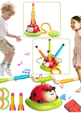 4 Styles Ladybug Multifunction Exercise Machine Ferrule Jump Rocket