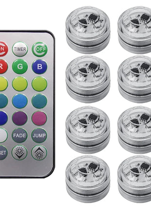 1Set Remote Control Car LED Interior Ambient Light - Colorful Adhesive