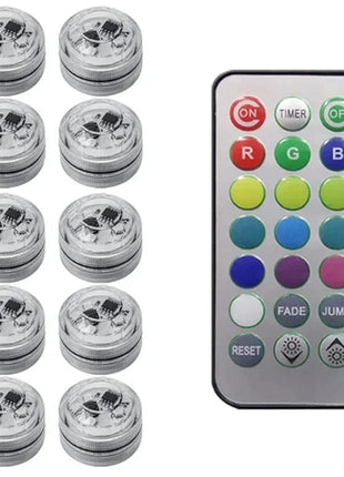 1Set Remote Control Car LED Interior Ambient Light - Colorful Adhesive