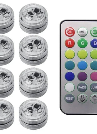 1Set Remote Control Car LED Interior Ambient Light - Colorful Adhesive